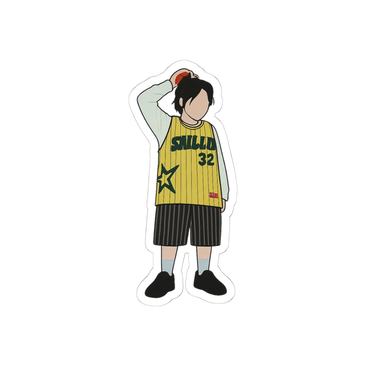 Billie Eilish Stylized Portrait Sticker | Bold Vinyl Decal