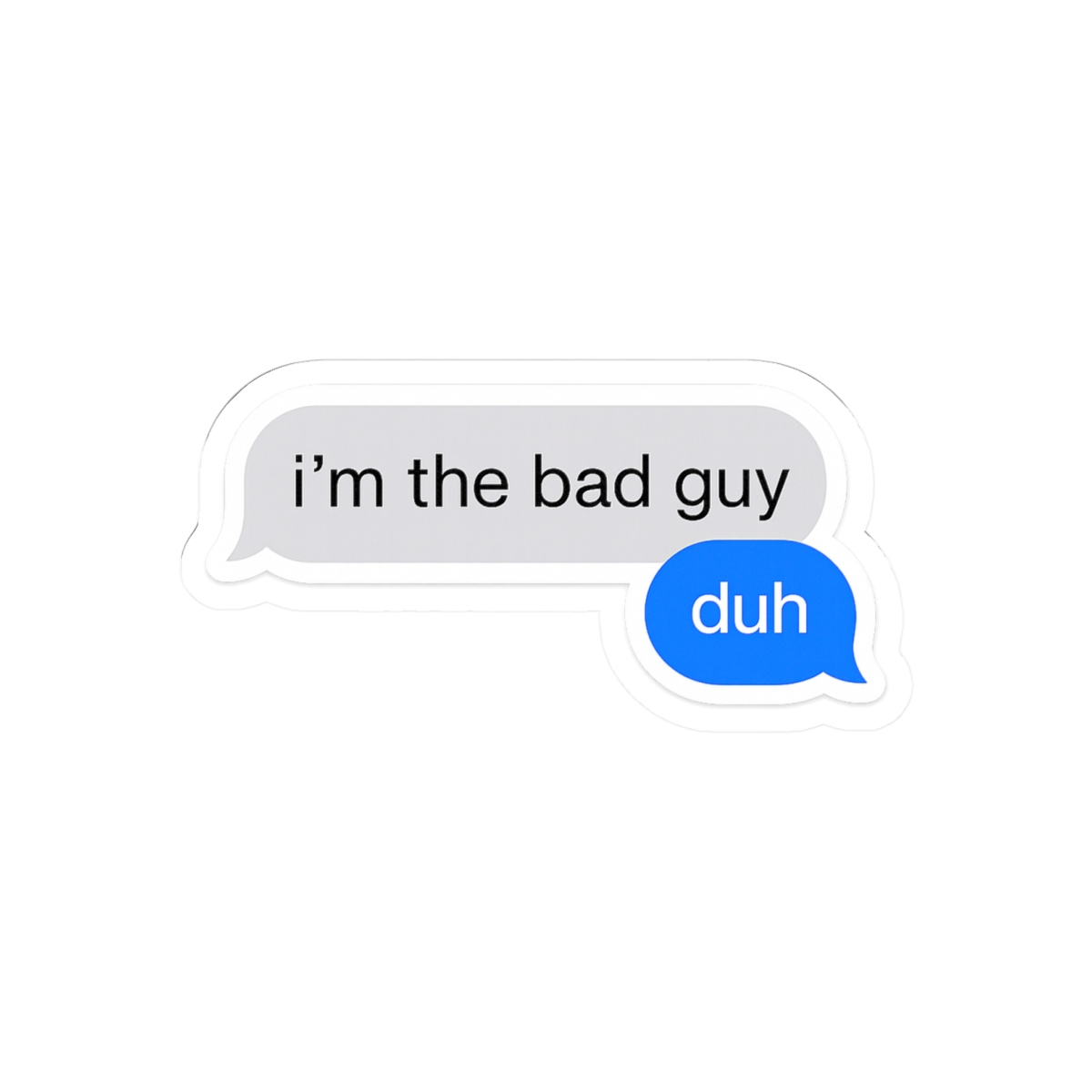Bad Guy Sticker | Funny Bold Vinyl Decal